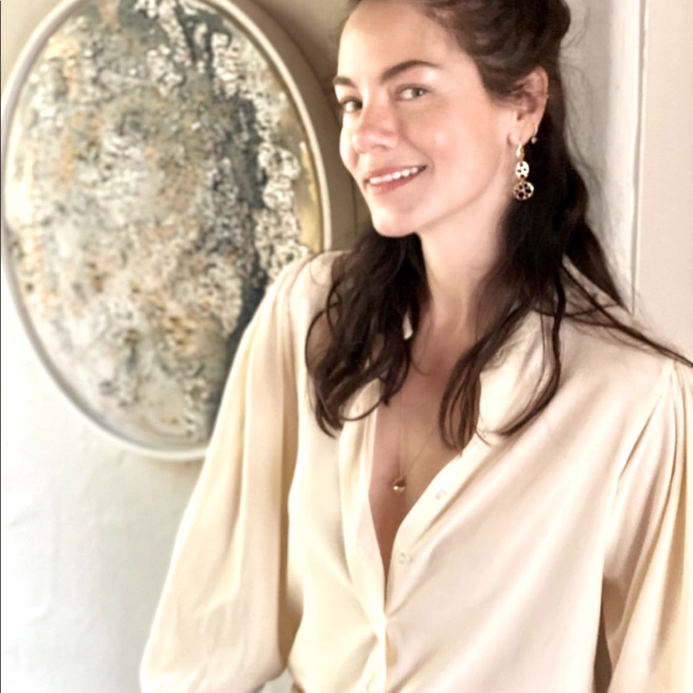 Doen Scarlet Top in Silk